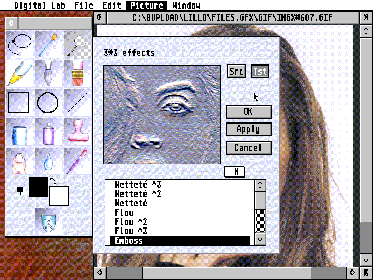 Digital Lab atari screenshot